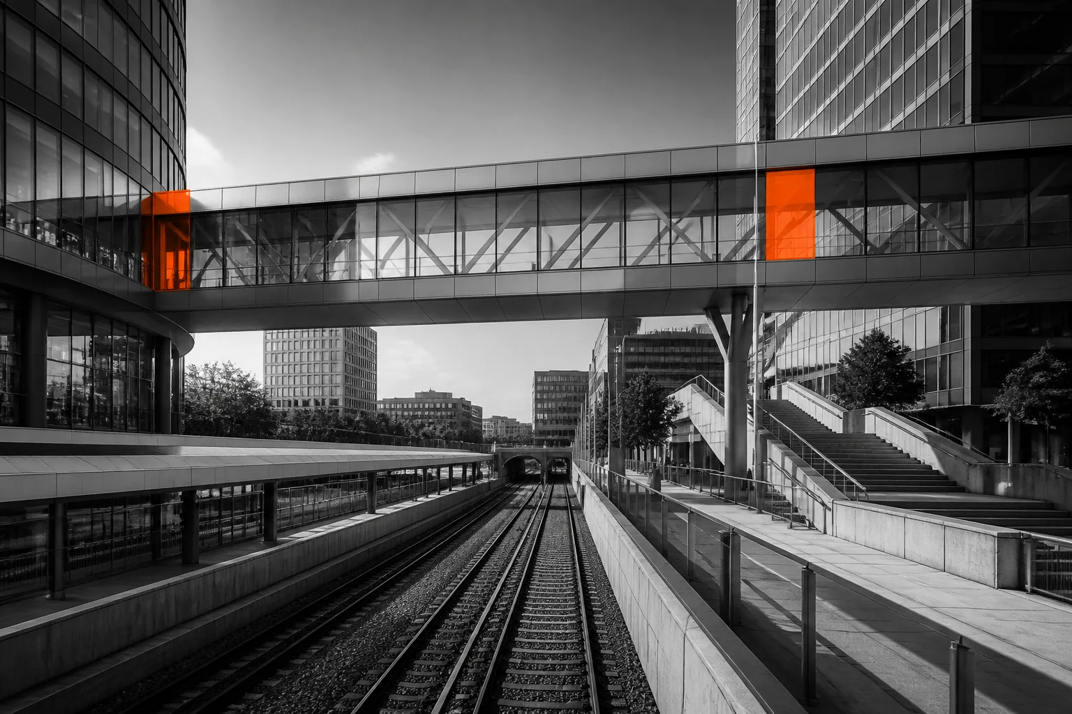 Connected urban infrastructure and pathways