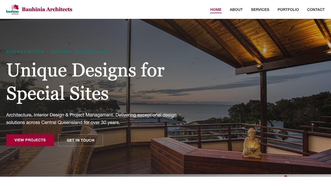 Bauhinia Architects website screenshot