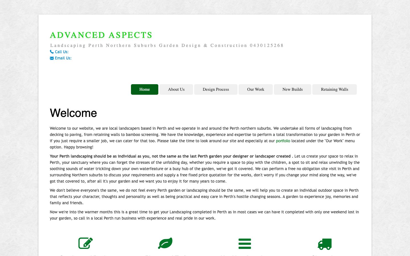 Advanced Aspects original website
