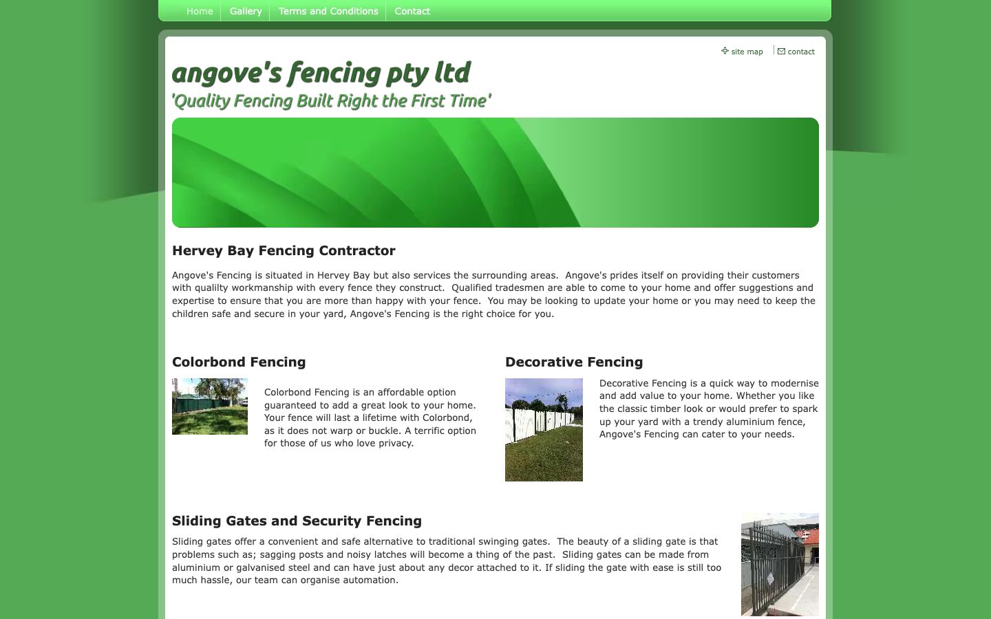 Angove's Fencing original website