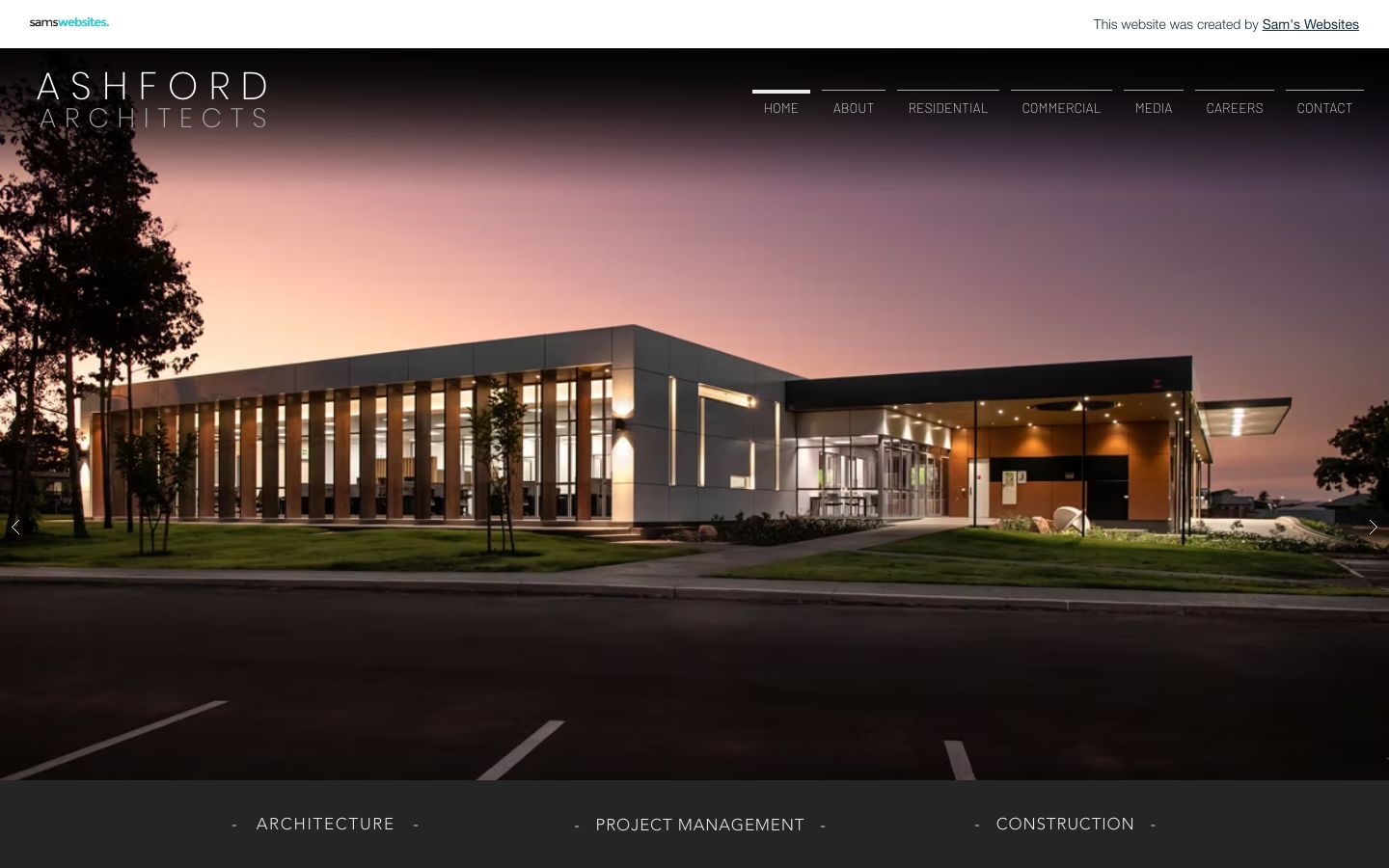 Ashford Architects original website