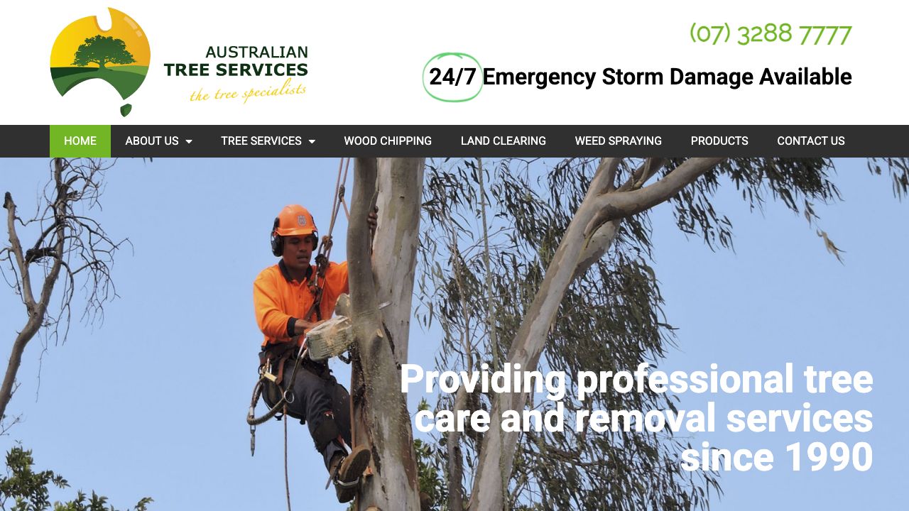Australian Tree Services original website