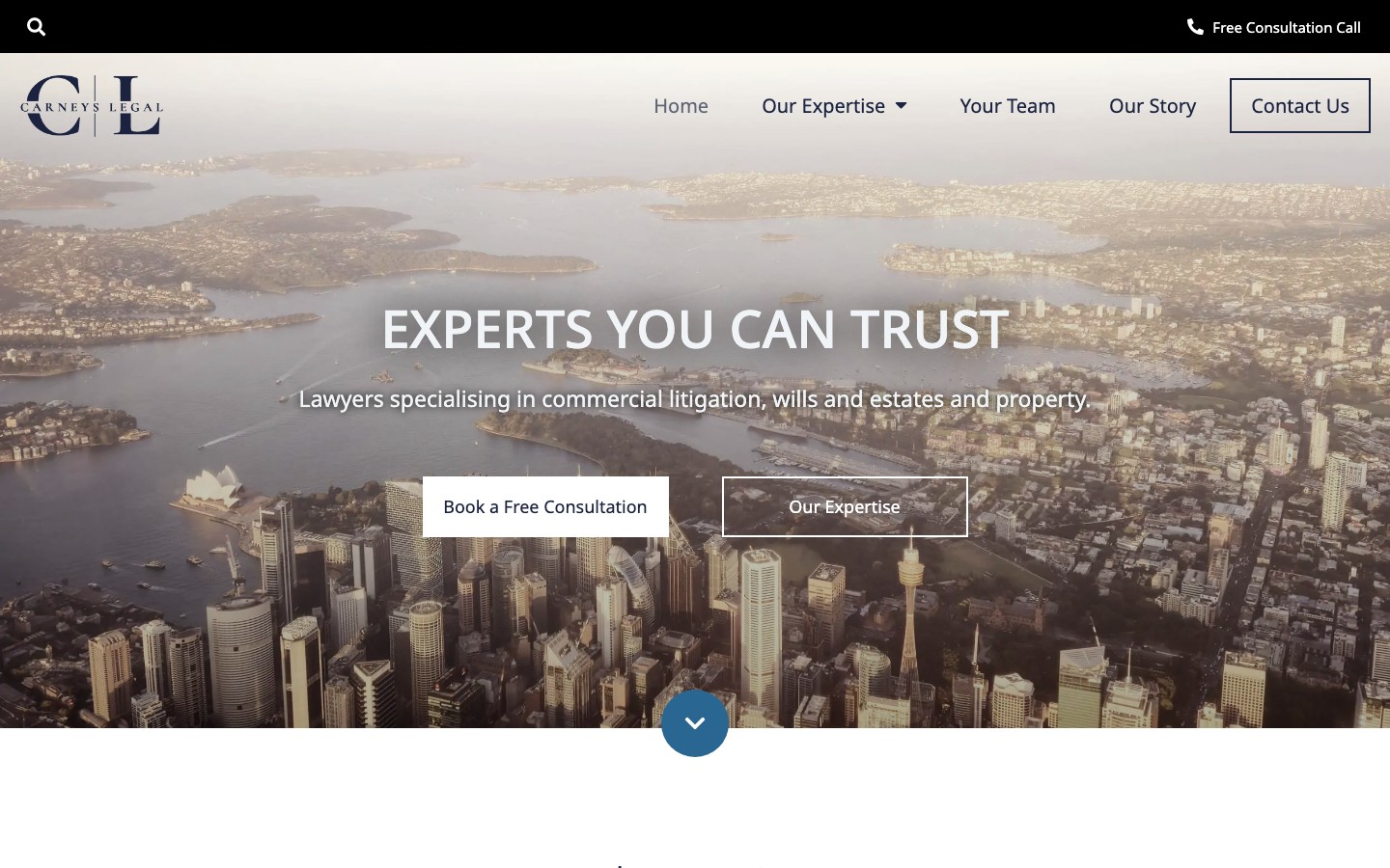 Carneys Legal original website