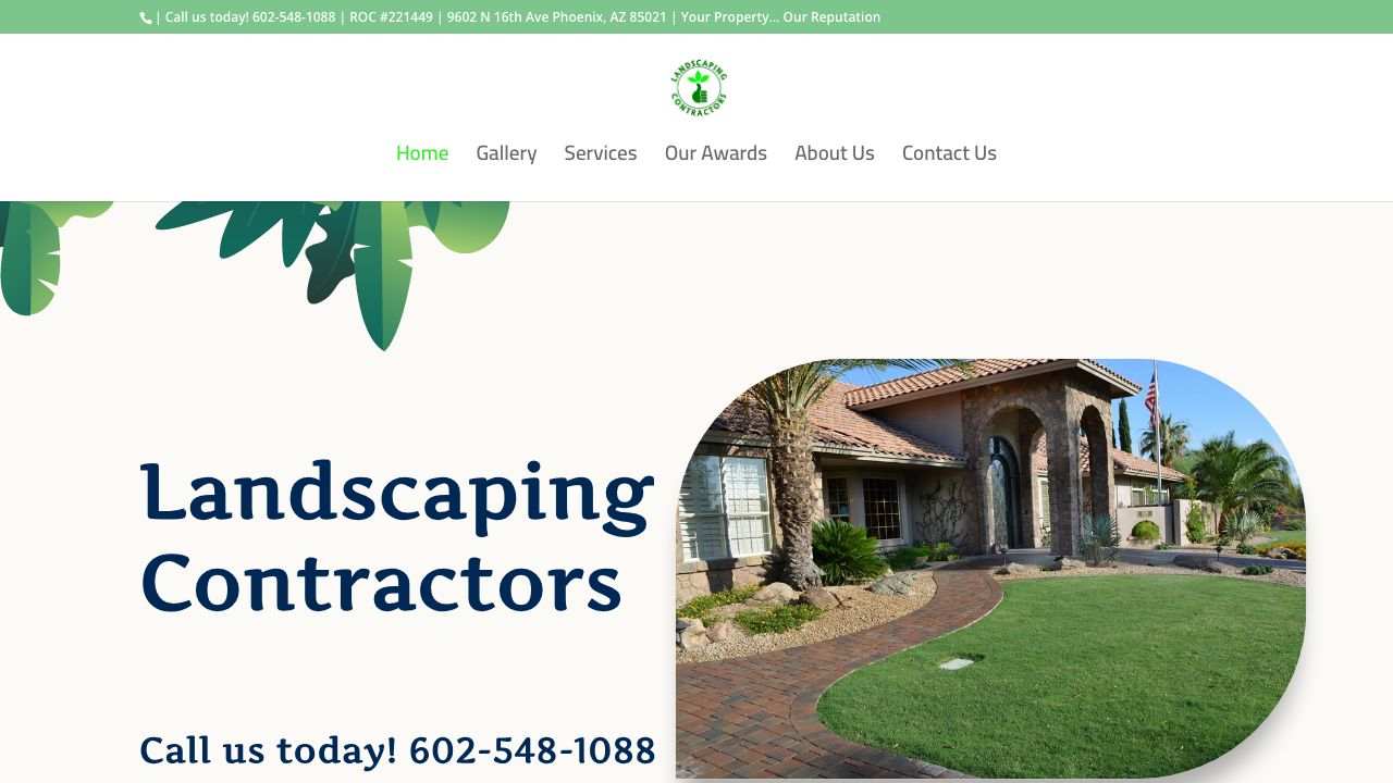 CRG Landscaping Contractors original website