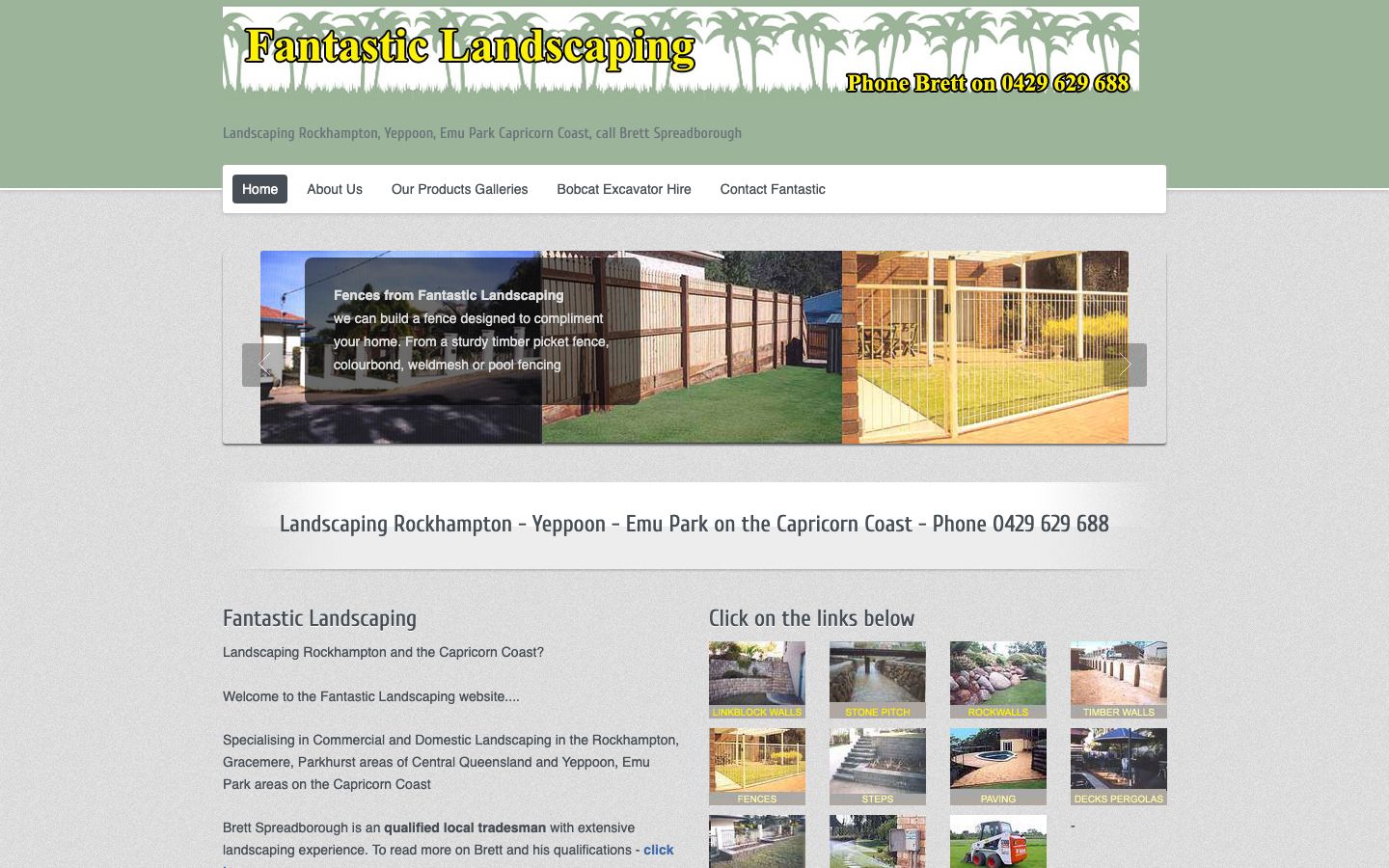 Fantastic Landscaping original website