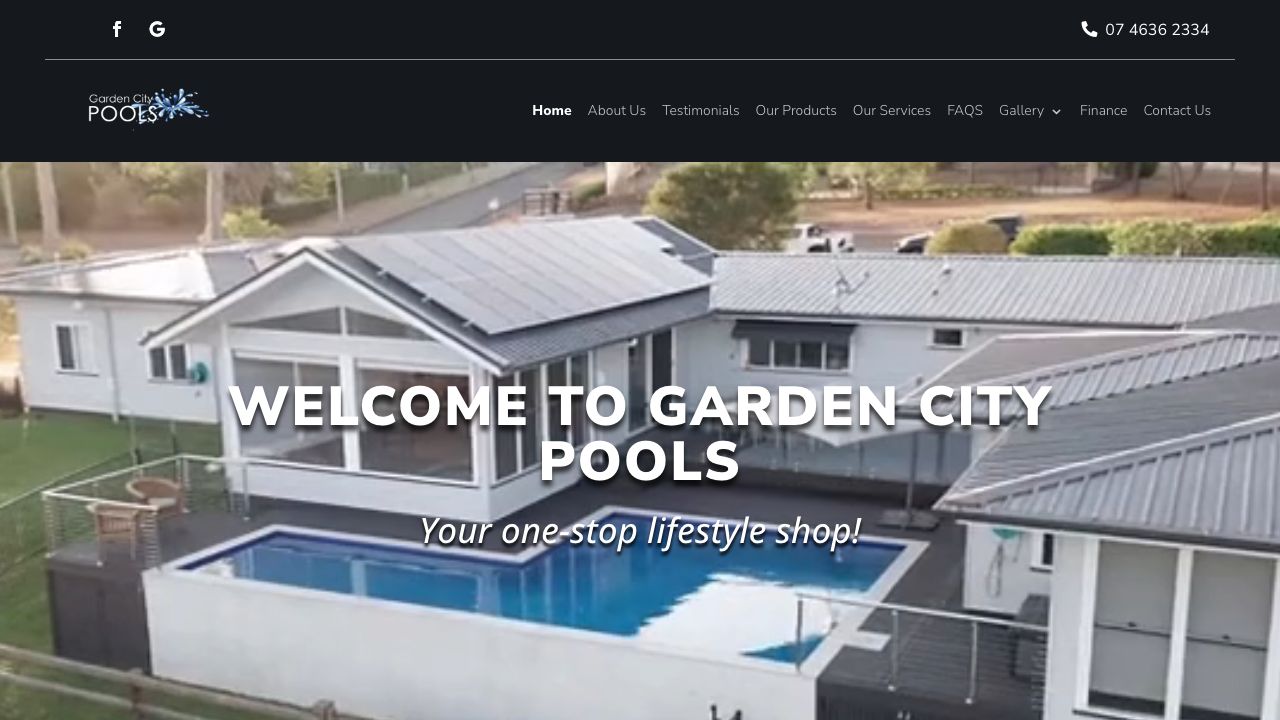 Garden City Pools original website