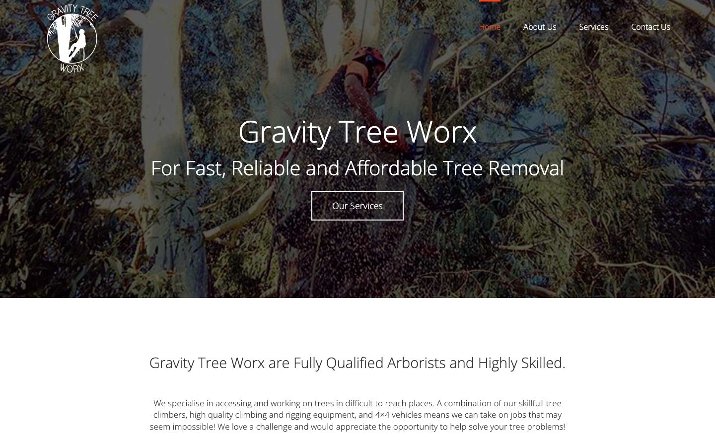Gravity Tree Worx original website
