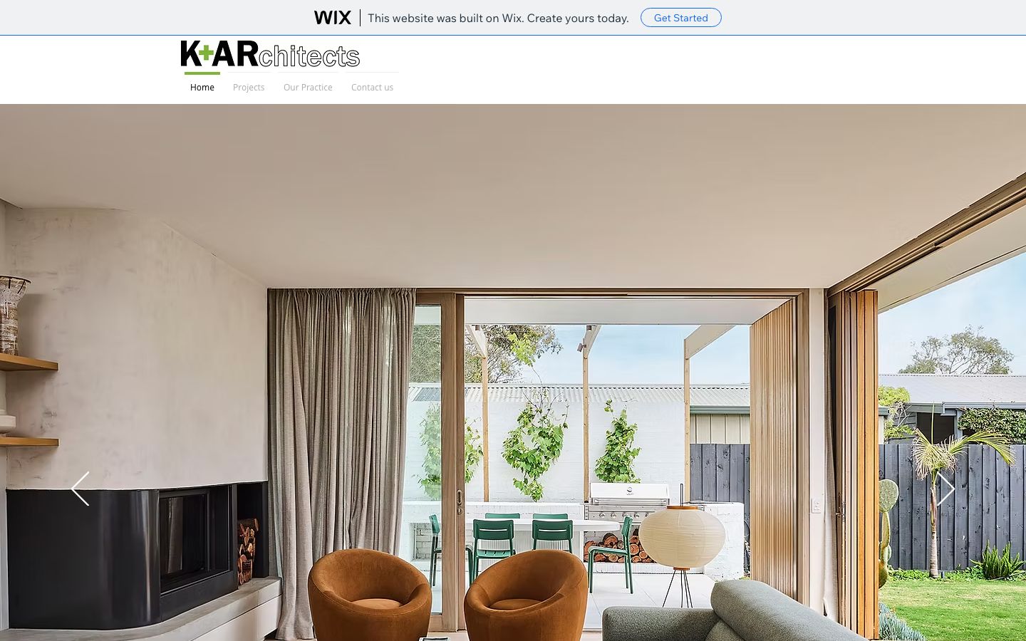 K+ARchitects original website