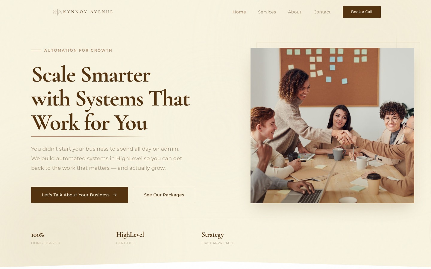 Kynnov Avenue original website