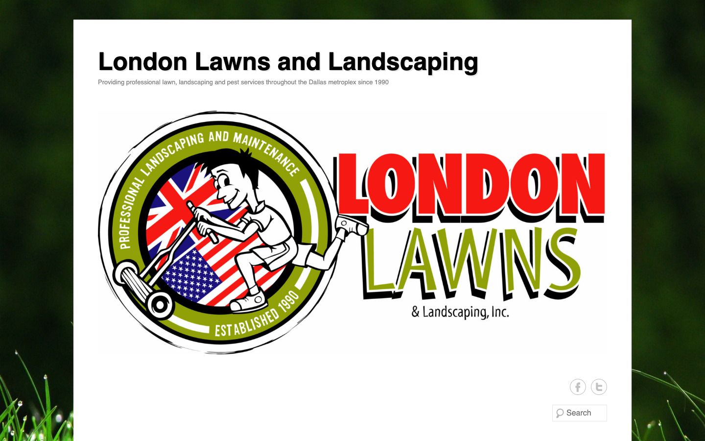 London Lawns & Landscaping original website