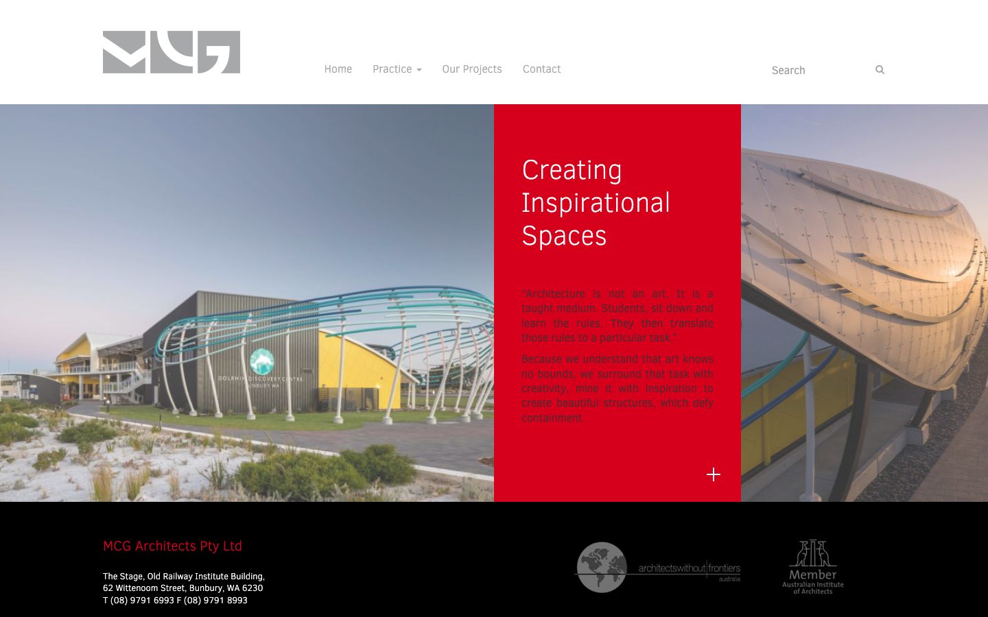 MCG Architects original website