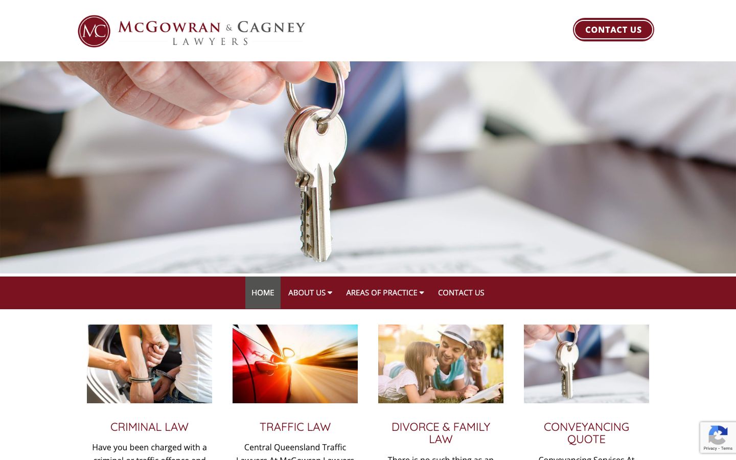 McGowran & Cagney Lawyers original website