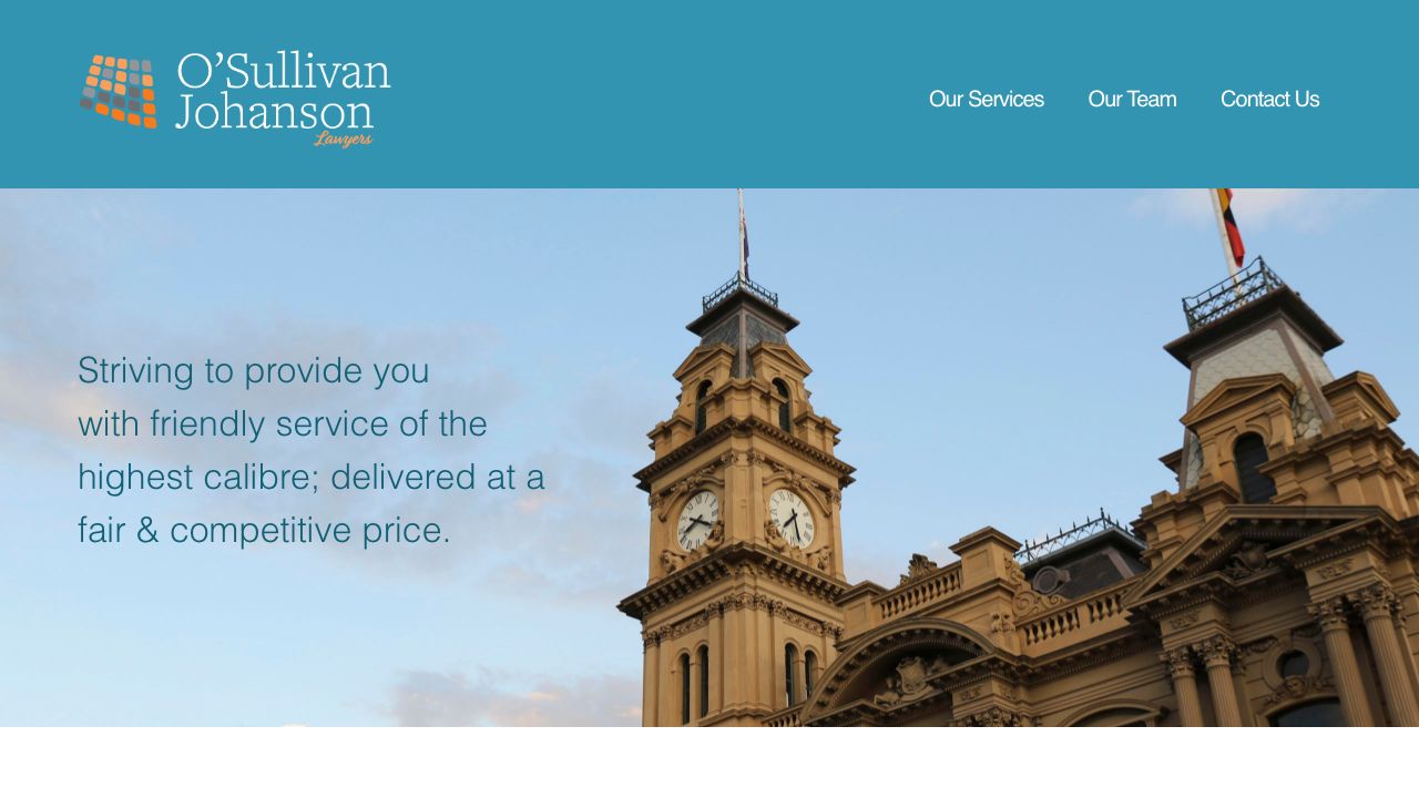 O'Sullivan Johanson original website