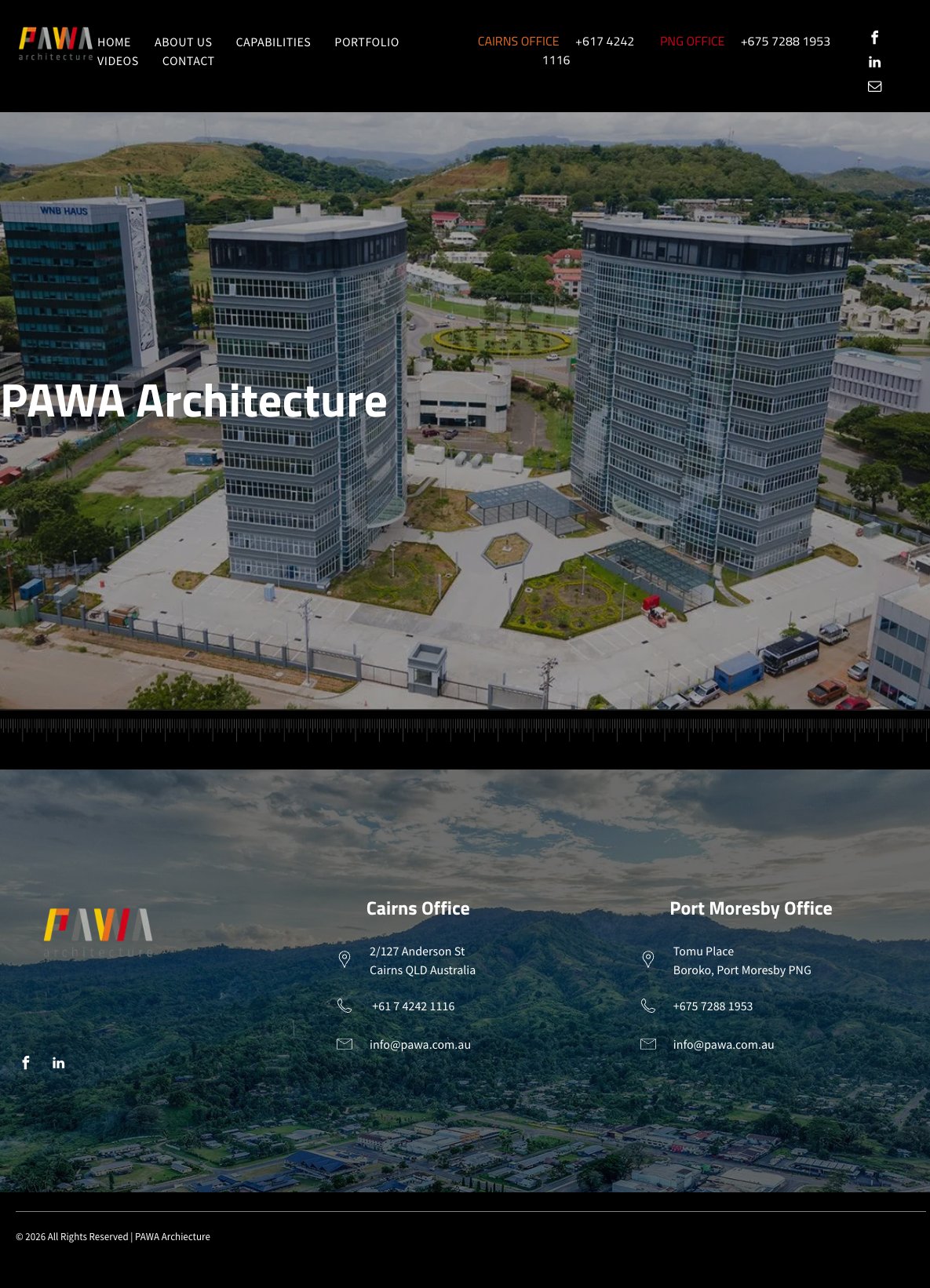 PAWA Architecture original website