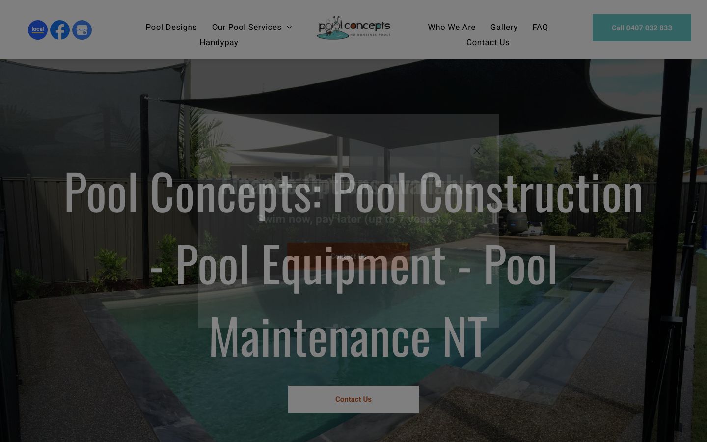 Pool Concepts original website