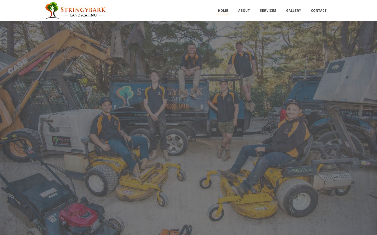 Stringybark Landscaping original website