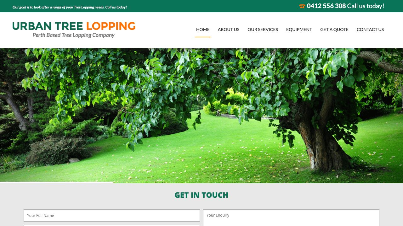 Urban Tree Lopping original website