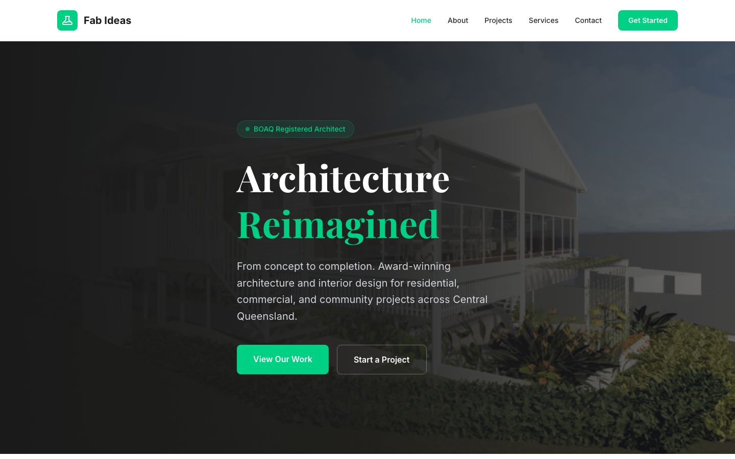 Fab Ideas website screenshot