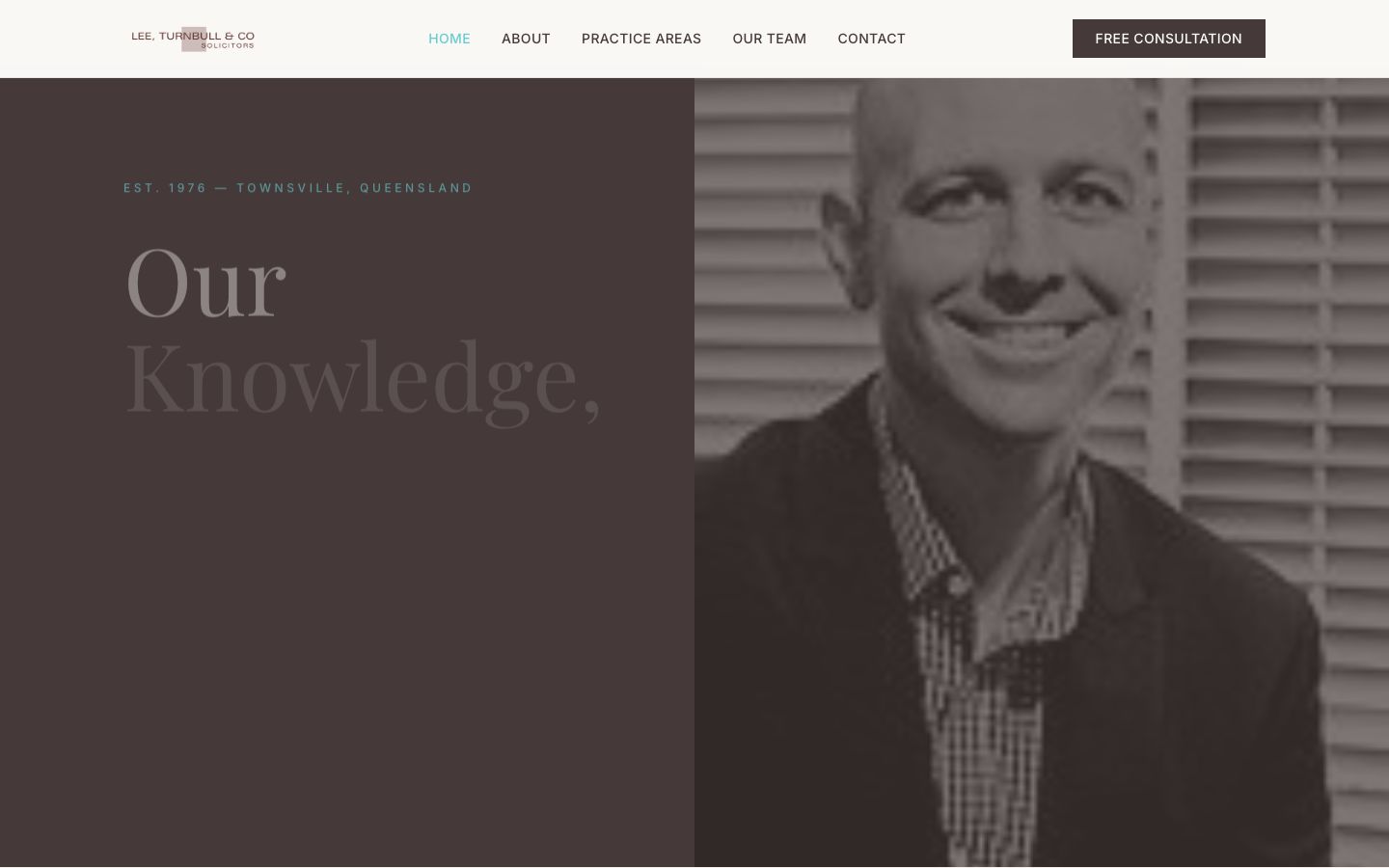 Lee Turnbull & Co website screenshot