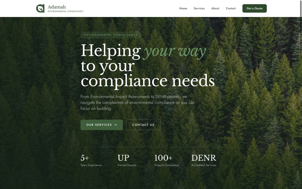 Adamah Environmental Consultancy project