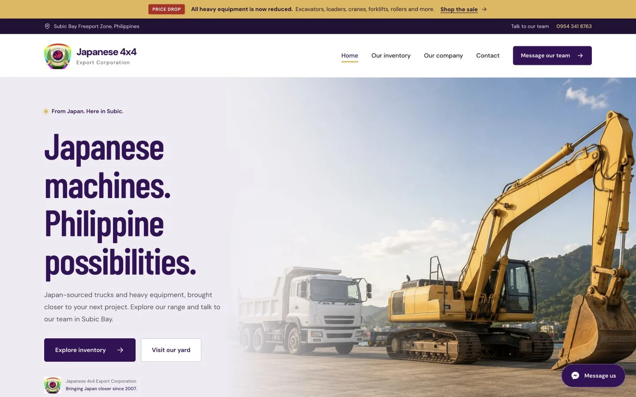 Japanese 4x4 Export Corporation project