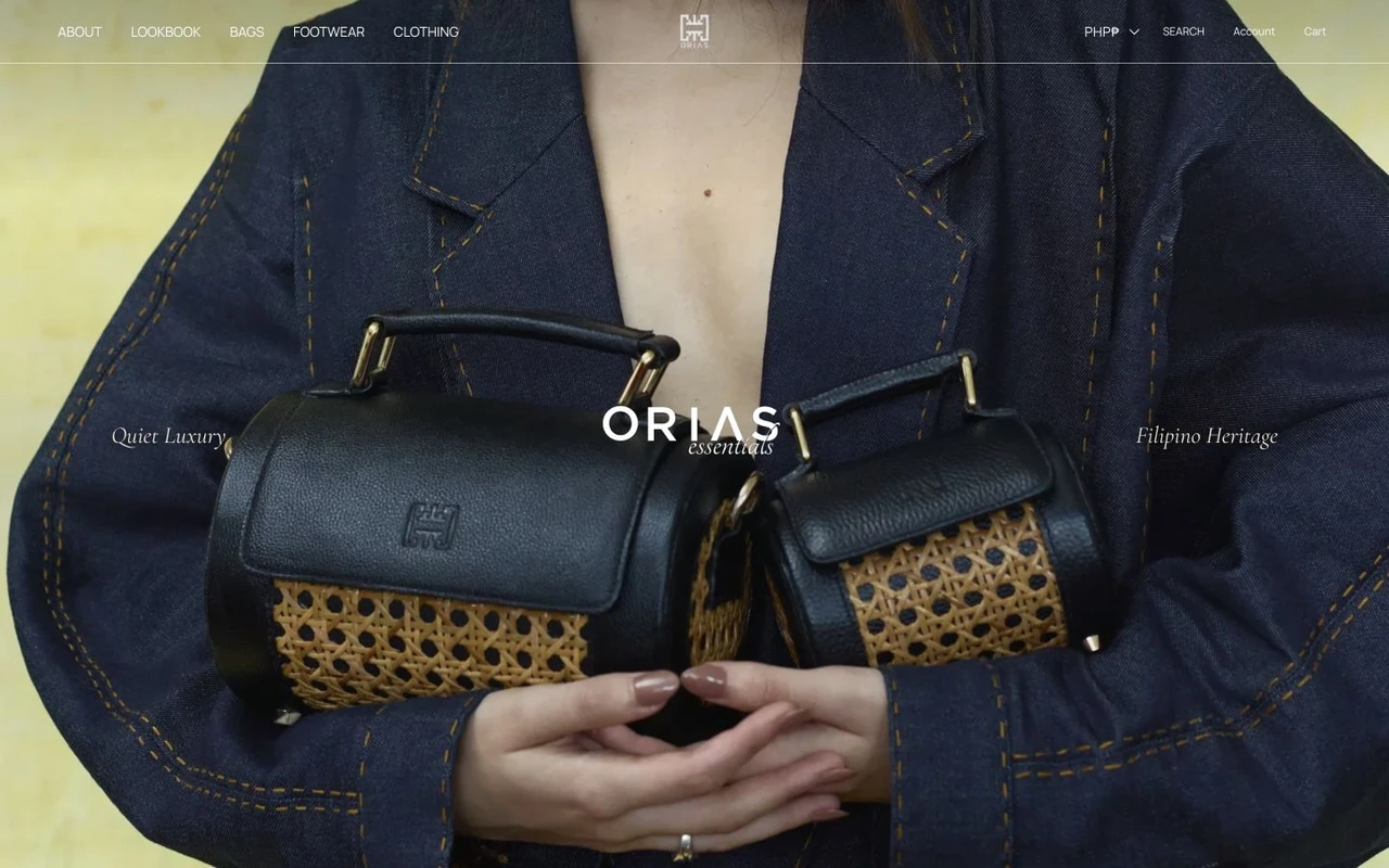 ORIAS Essentials desktop design